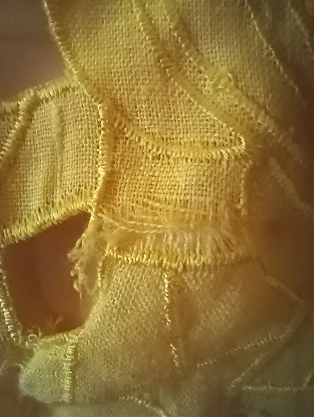 Lafayette 148 100% Linen Yellow Eyelet Skirt Size 14 - Picture 7 of 7
